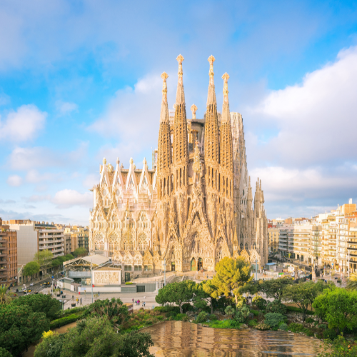 La Sagrada Familia in Barcelona, Spain