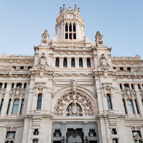 Building in Madrid, Spain