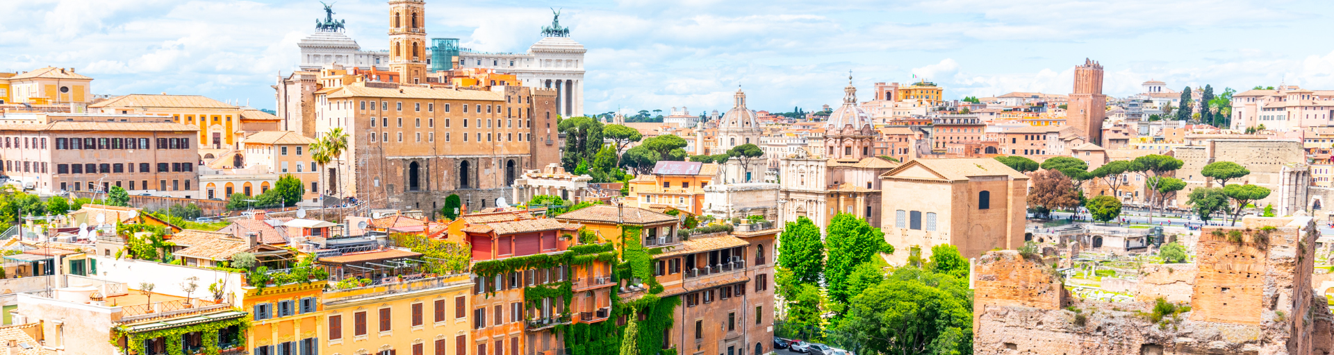 View of Rome on the Global Network Program