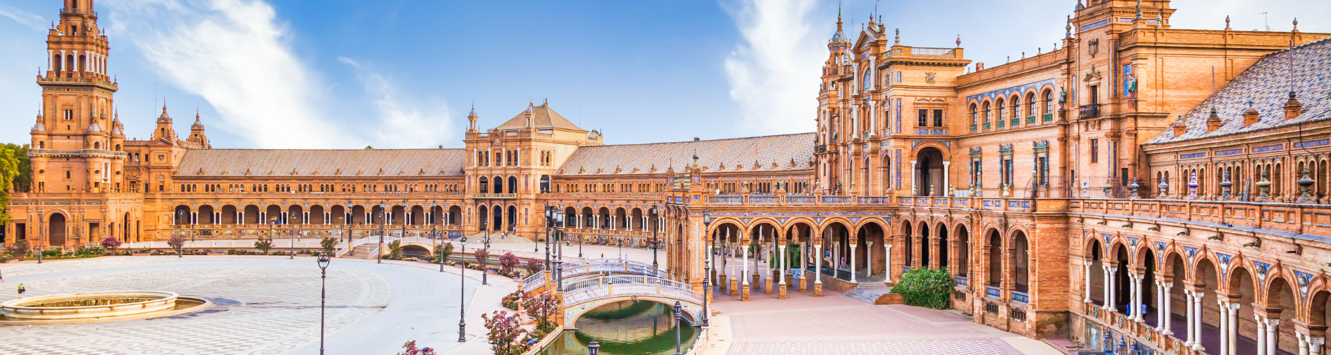 Plaza de España in Seville on the Global Network Program