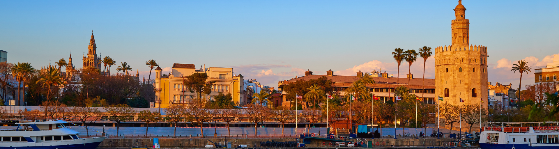 A view of Seville by the water on the Global Network Program