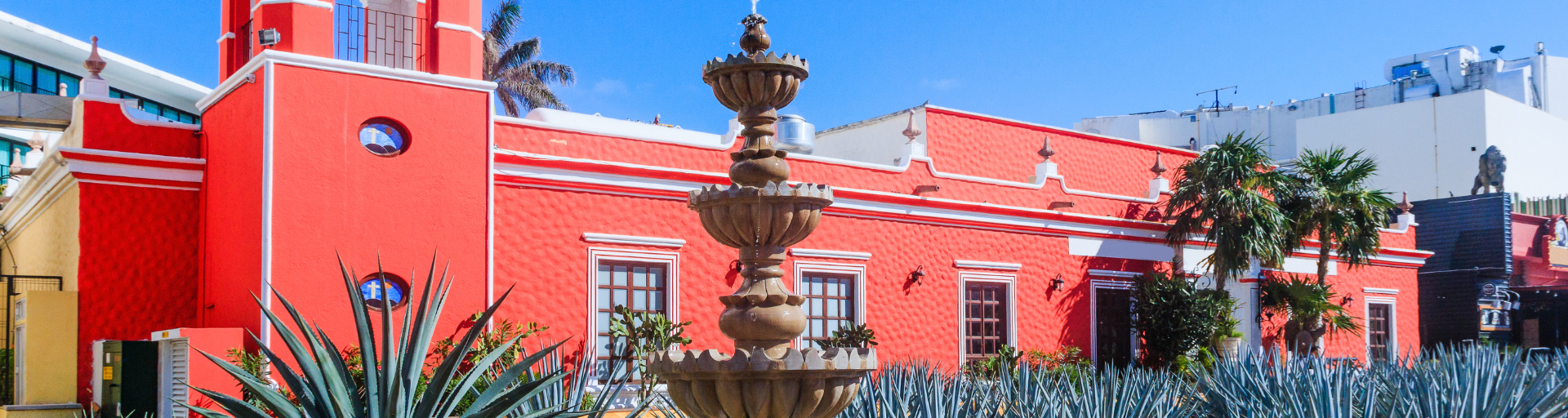 Colorful building in Yucatan on the Global Network Program