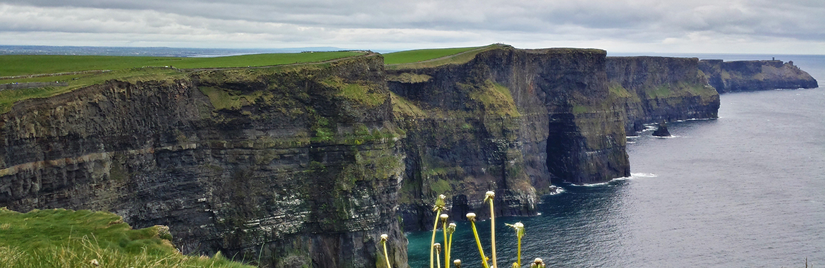 Cliffs by the waterside