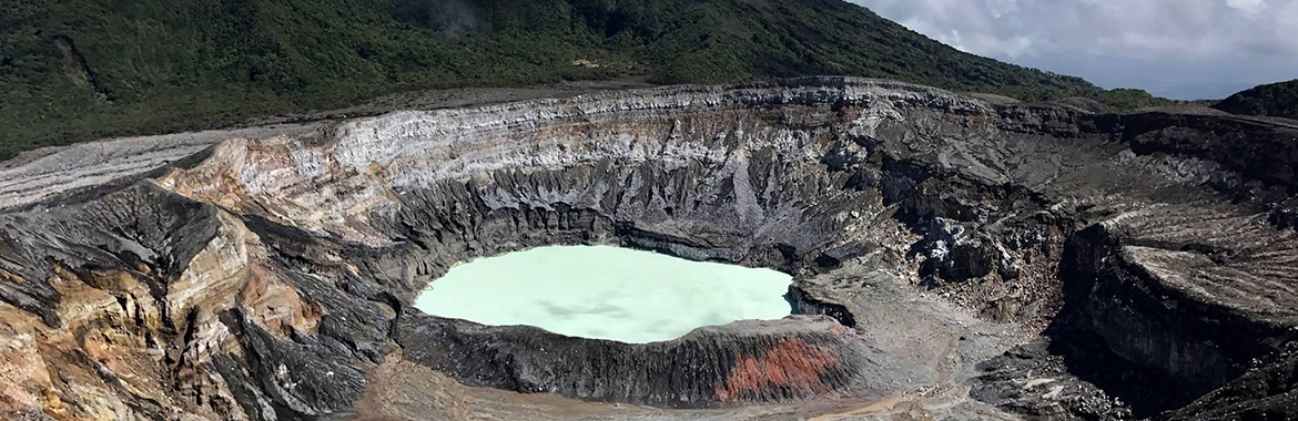 Photo of a rocky crater