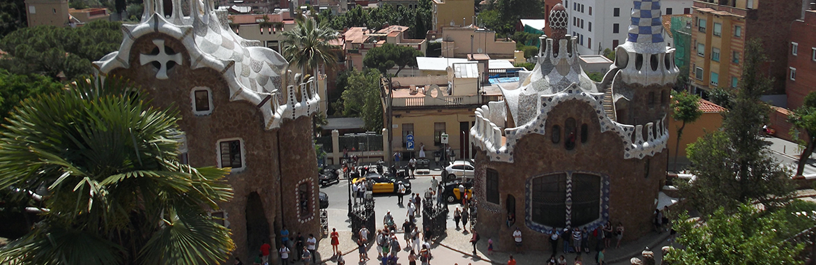 People walking in a city center