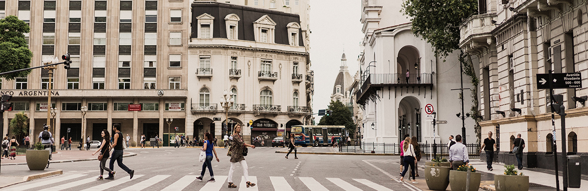 city plaza in Argentina