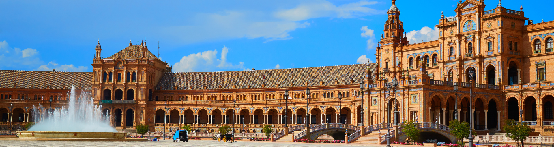 Plaza de España in Seville on the Global Network Program