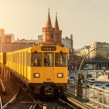 Train in Berlin, Germany
