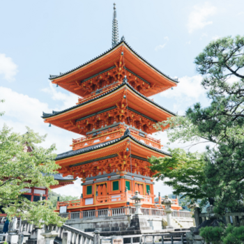 Building in Kyoto, Japan